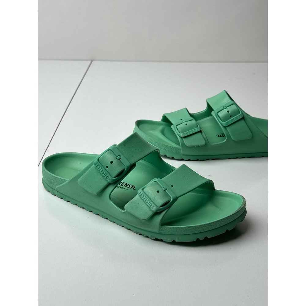 Birkenstock Arizona EVA Spearmint Green Waterproof Slide Sandals Size W10 M8
